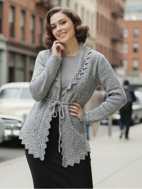 Jean Paul Gaultier Alpaca Cardigan, Size Small, EUC